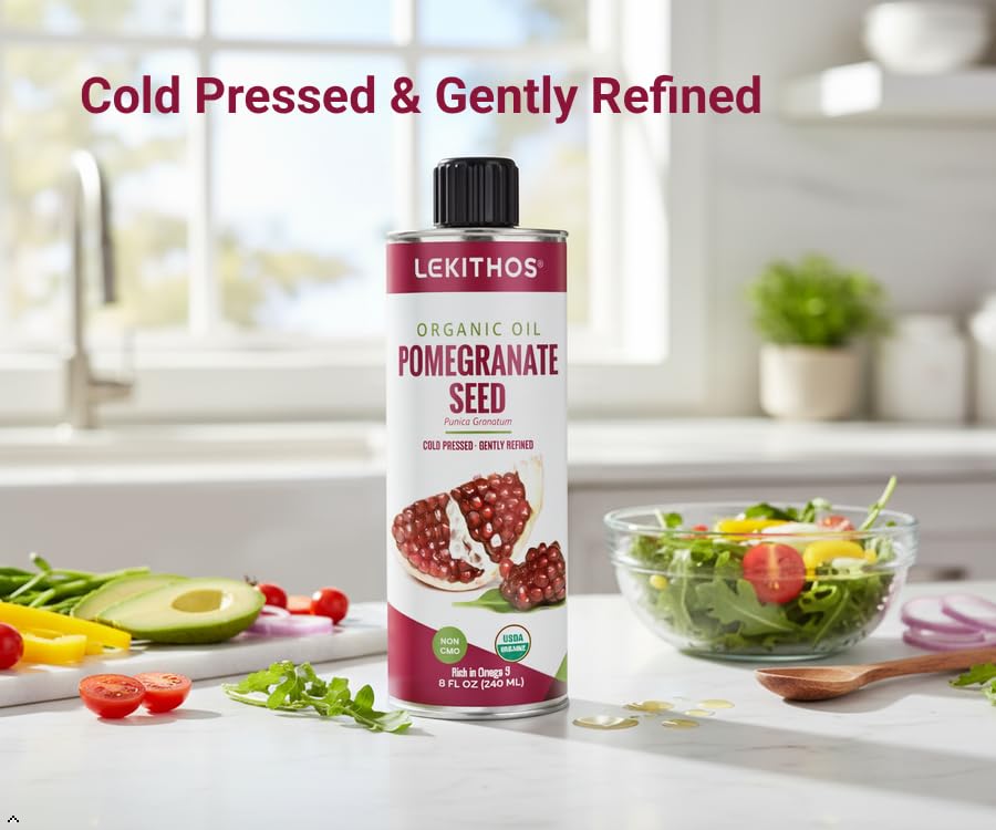 Lekithos label detail with USDA Organic badge showcasing certified quality