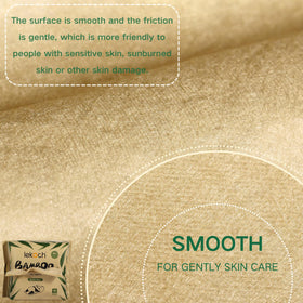 LEKOCH product label close-up showing bamboo material and compostable benefit