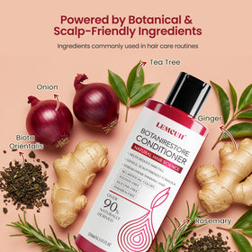 Lemcuh product label highlighting botanical ingredients and clean formulation benefits
