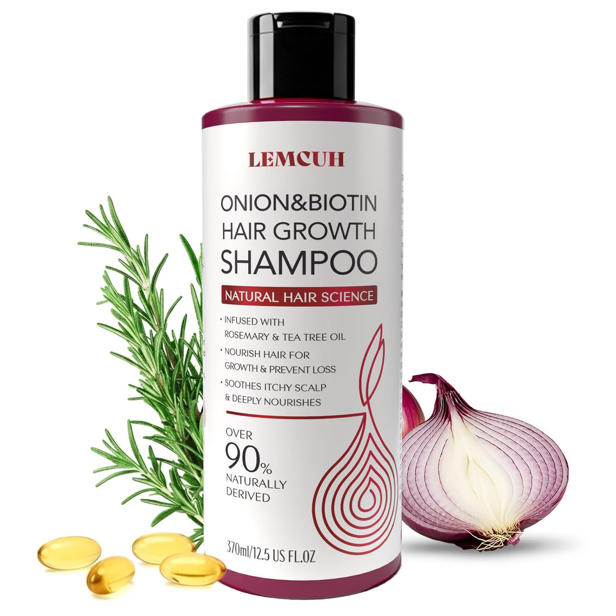 Lemcuh bottle front packaging showing brand and scent for confident selection
