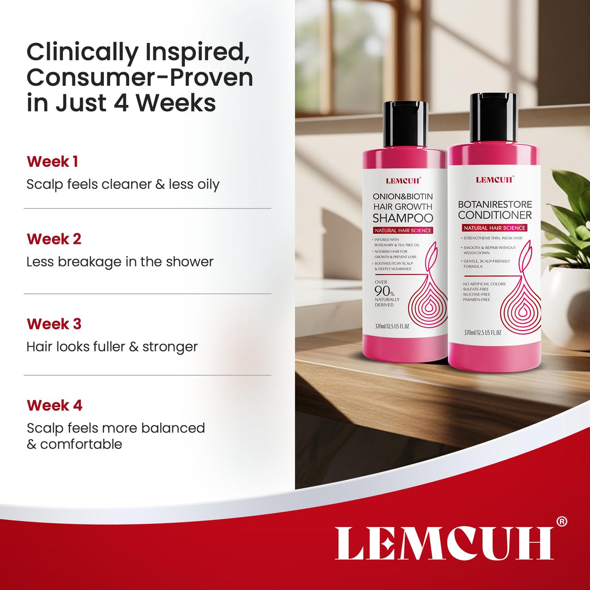 Lemcuh shampoo foam close-up demonstrating gentle cleansing