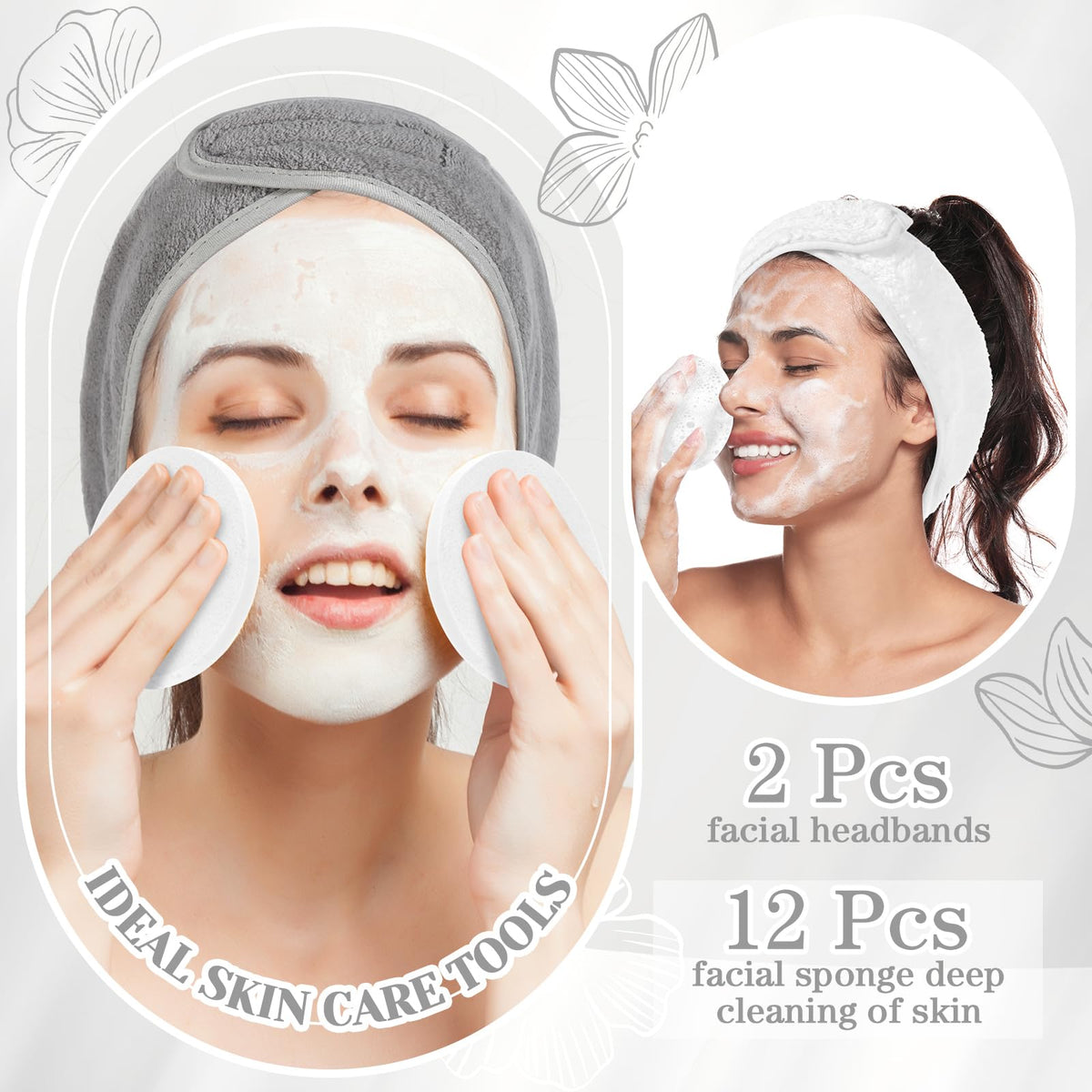 LemonRoad compressed sponges expanded after water for gentle cleansing