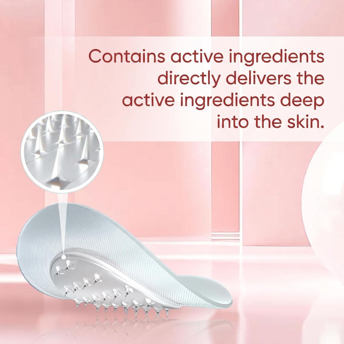 Lence NOVALIFT patches applied to forehead and smile lines illustrating multi-area use