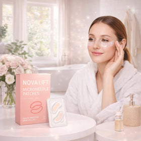 Lence NOVALIFT on bathroom vanity in lifestyle scene suggesting daily routine use