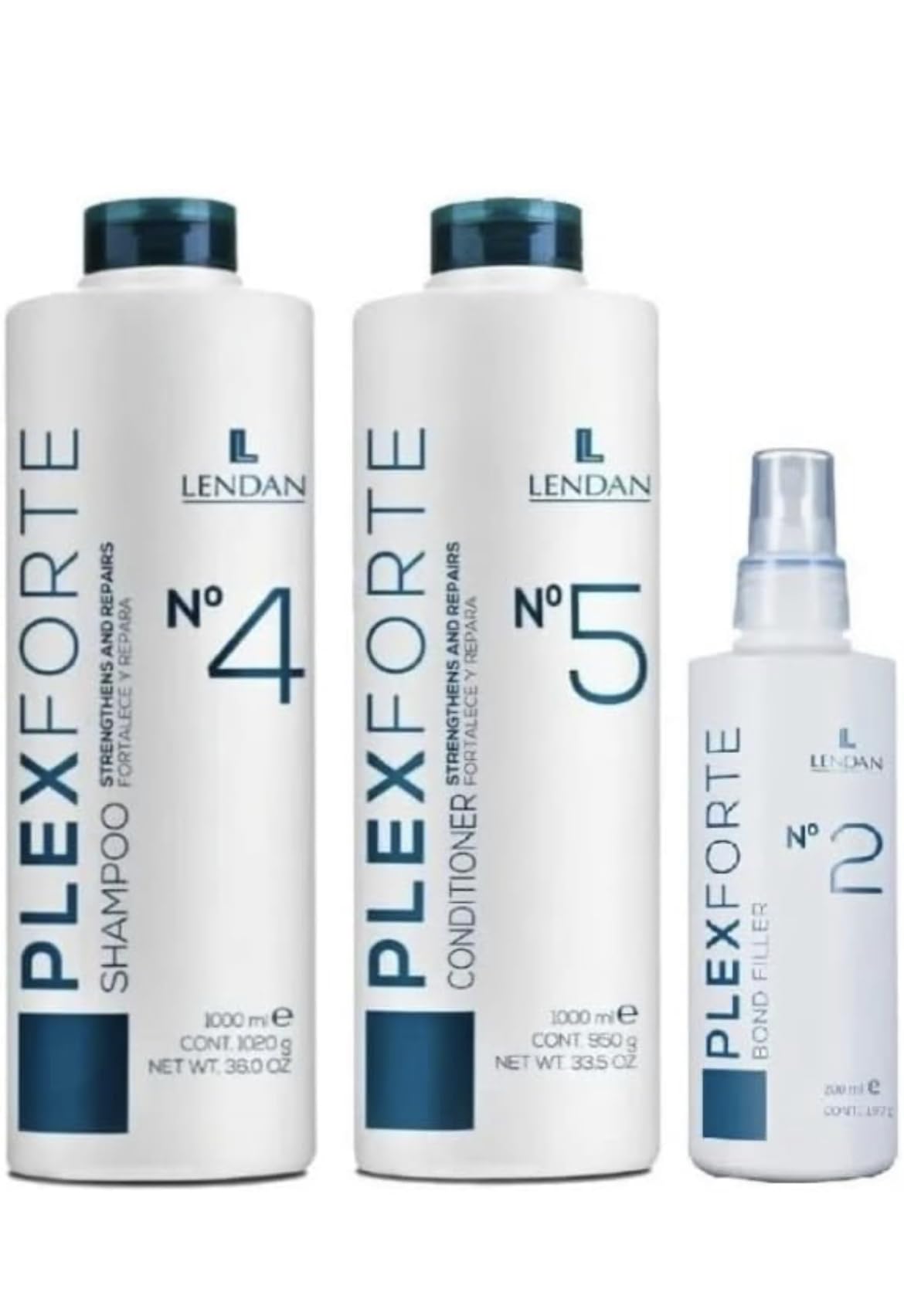 Lendan kit front view showing bottles and professional repair benefits