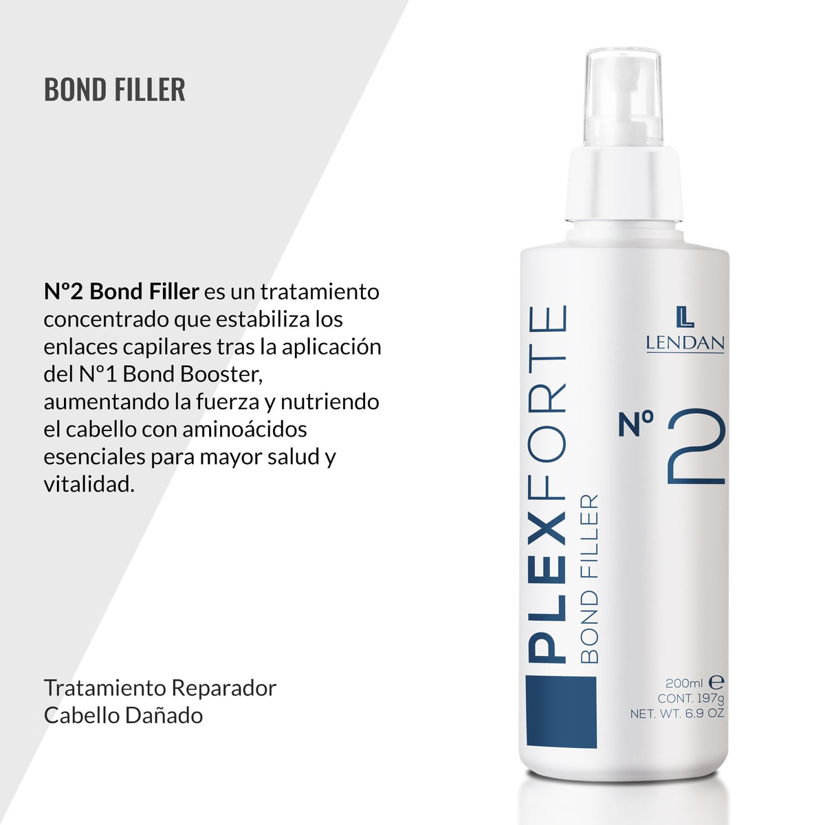 Lendan Plex Forte Nº2 pump close-up demonstrating easy dispense and control