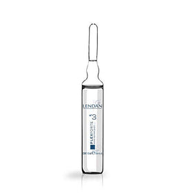 Lendan ampoule close-up showing glass vial and concentrated bond-repair formula