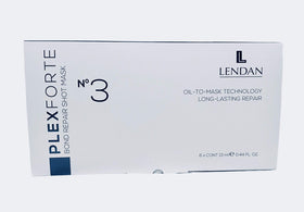 Lendan product applied to damp hair in hand showing easy professional use