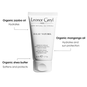 Leonor Greyl cream texture close-up showing lightweight blend for easy spread