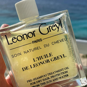 Leonor Greyl before and after hair shine comparison with smoother finish