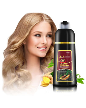 leorx front packaging showing blonde brown color and quick application benefits