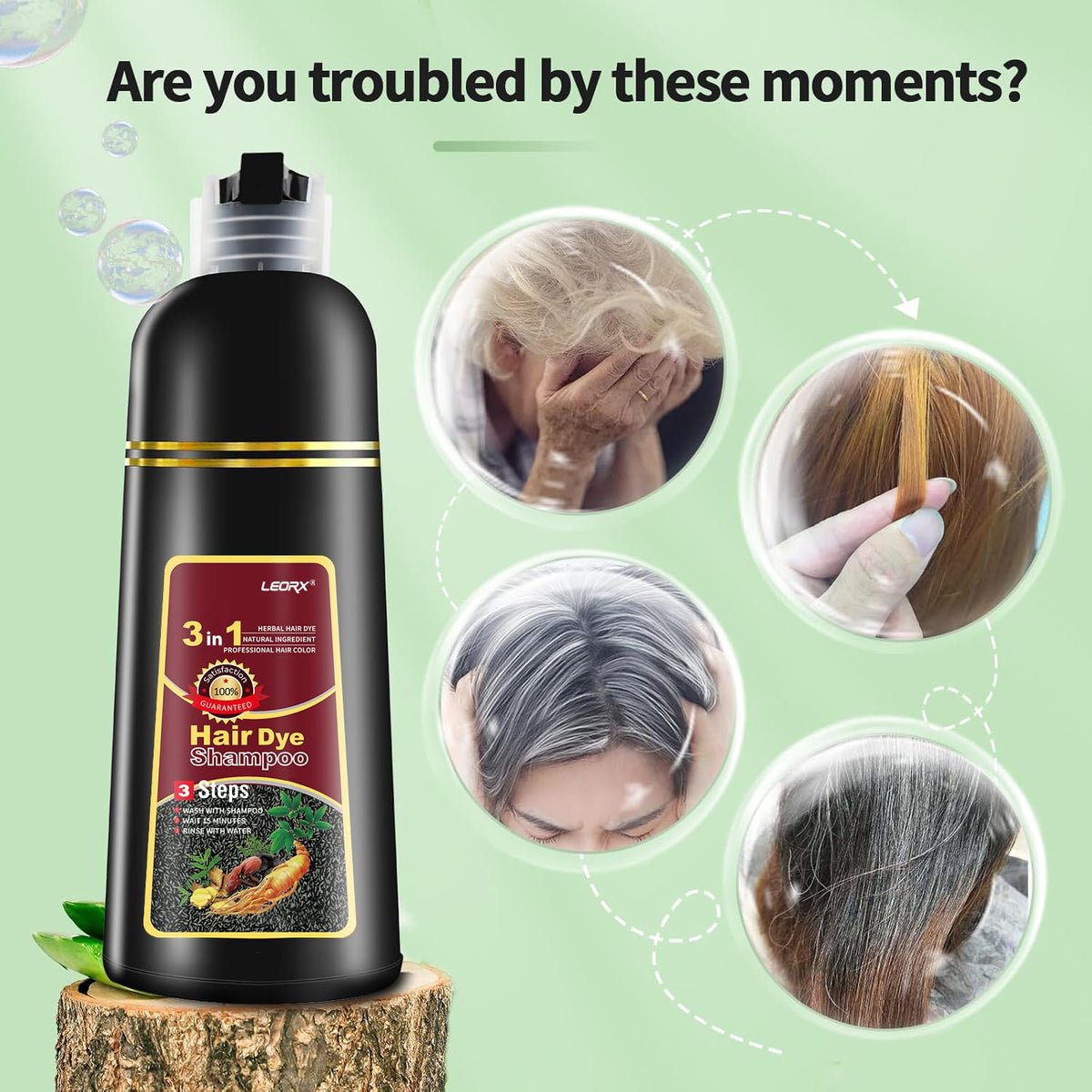 leorx herbal ingredients display highlighting botanical nourishment benefit