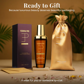 LEPURO applying oil to hair ends to seal split ends and add smoothness