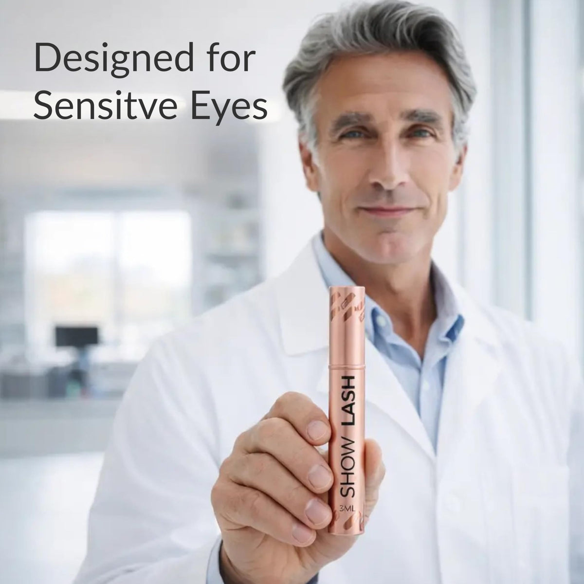 LeVaye' serum texture drop on fingertip showing lightweight, non-greasy formula