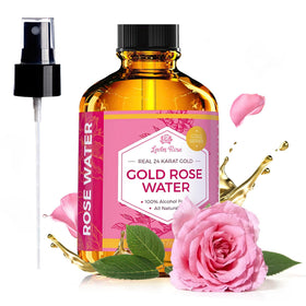 Leven Rose front bottle showing elegant packaging and immediate hydration benefit