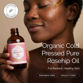 Leven Rose precision dropper dispensing oil for controlled application