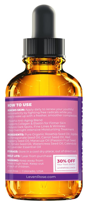 Leven Rose serum applied on hand demonstrating lightweight hydration