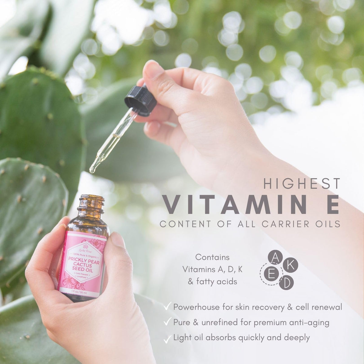 Leven Rose oil texture close-up highlighting lightweight, fast-absorbing feel