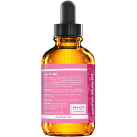 Leven Rose oil applied to hair ends showing added shine and smoother strands