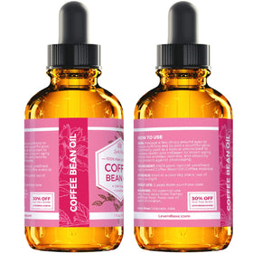Leven Rose 1 oz bottle next to coin for size comparison and travel-friendly benefit
