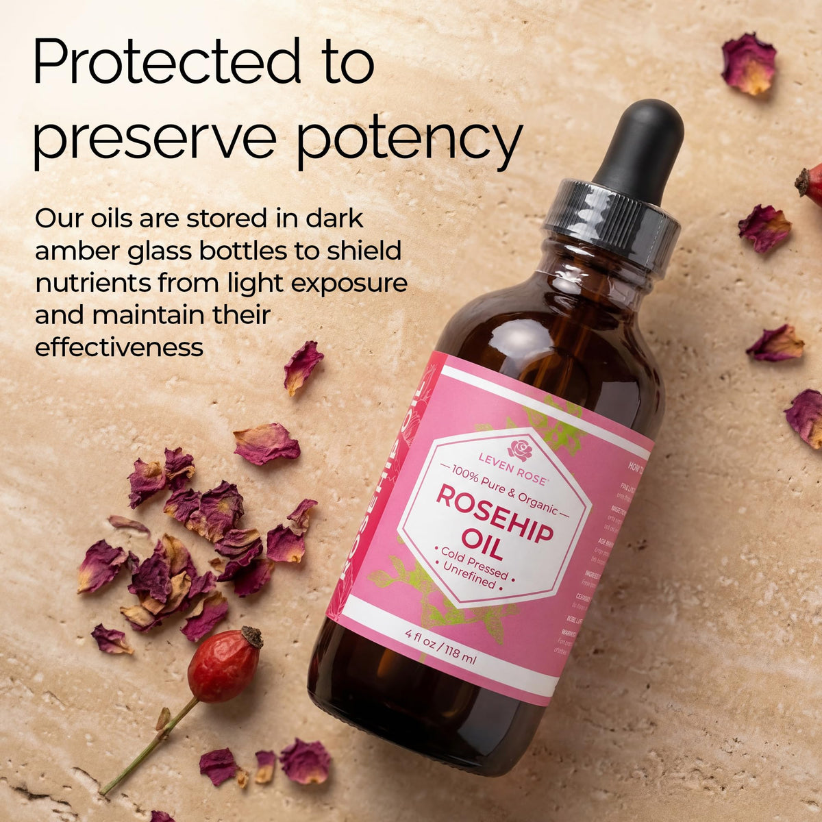 Leven Rose massaged into cuticles promoting softer nails and skin