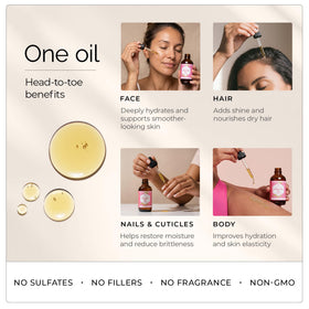 Leven Rose drops on hand demonstrating easy application and hydration