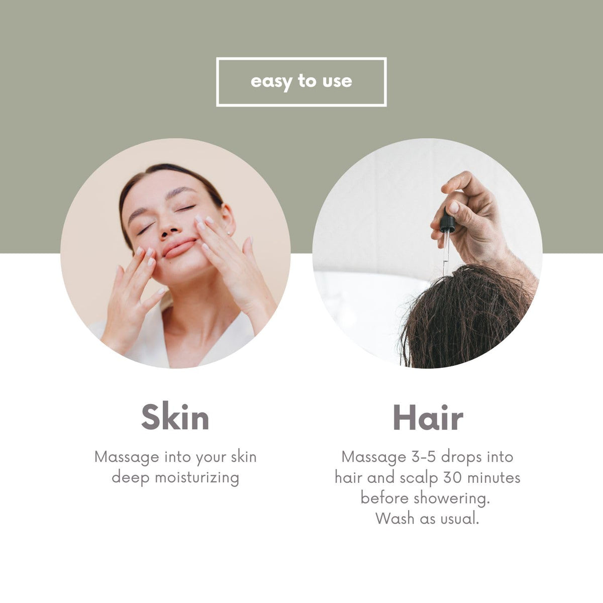 Leven Rose oil on hand demonstrating non-greasy feel and deep hydration