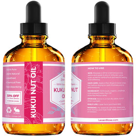 Leven Rose oil absorbed into facial skin demonstrating quick non-greasy hydration