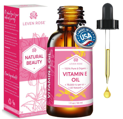 Leven Rose 1 oz bottle front view showing clean packaging and high potency benefit
