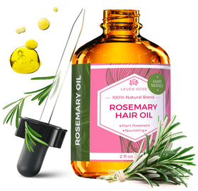 Leven Rose front bottle showing product and benefit of nourishing scalp