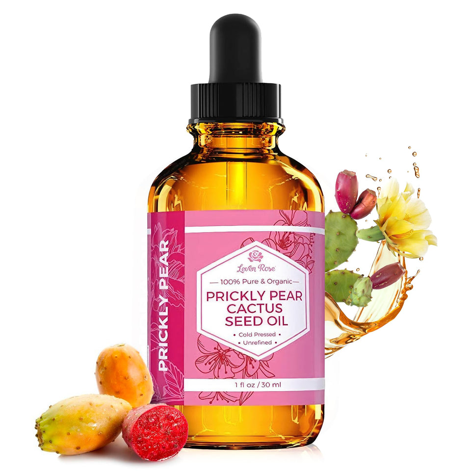 Leven Rose front bottle showing clean packaging and 1 oz size benefit