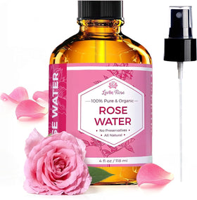 Leven Rose front bottle showing clean label and travelable size benefit