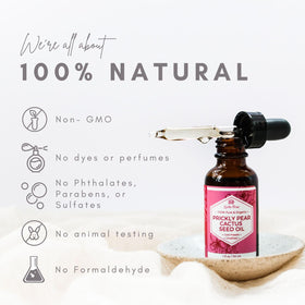 Leven Rose used on hair showcasing added shine without heaviness