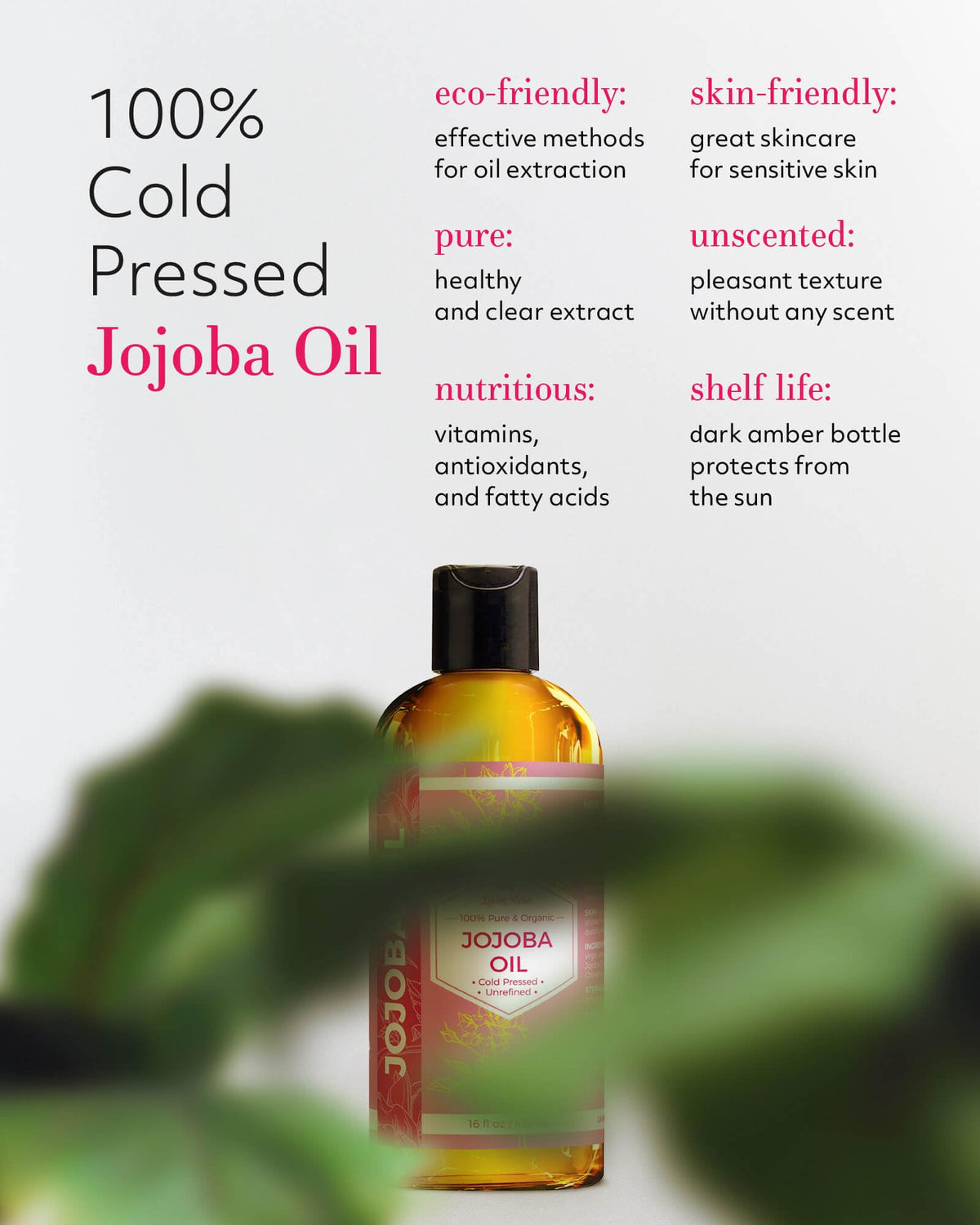 Leven Rose pouring jojoba oil texture demonstrating smooth absorption