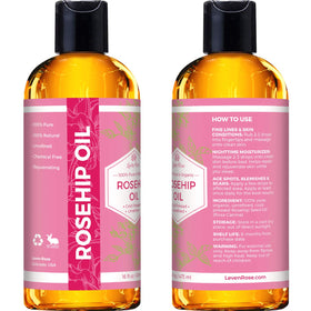 Leven Rose used in bedside routine suggesting nighttime skin nourishment