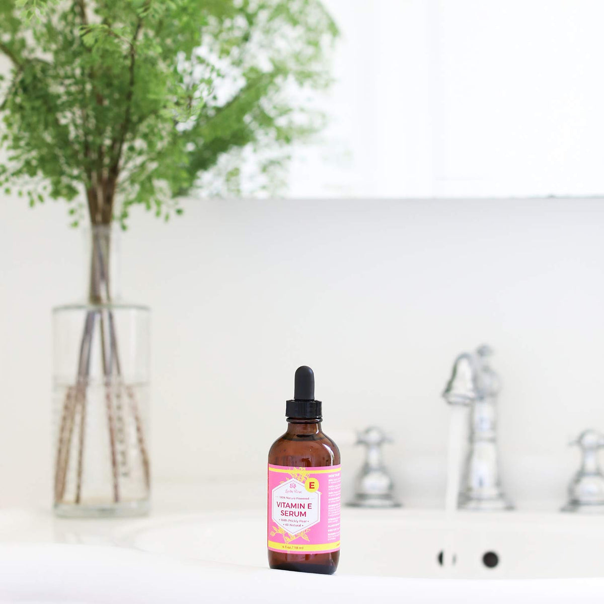 Leven Rose treating nails and cuticles showing strengthened nail appearance benefit