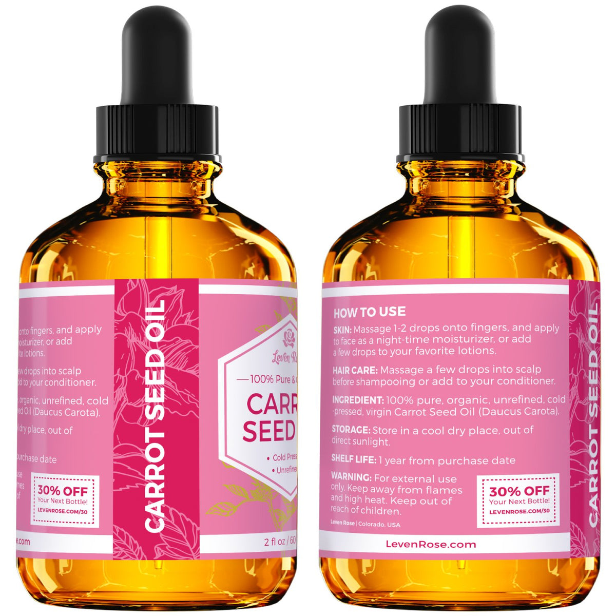 Leven Rose oil texture poured into spoon showing smooth emollient consistency