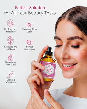 Leven Rose rose petal and distillation scene showing authentic Moroccan origin benefit