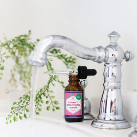 Leven Rose dropper dispensing serum for precise, mess-free application