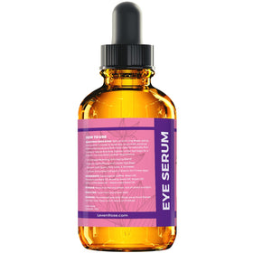 Leven Rose serum held in hand for scale, compact 1 oz size and travel-friendly