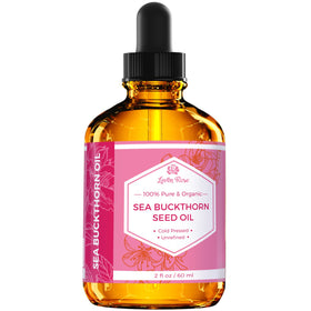 Leven Rose bottle beside ruler, illustrates compact 2 oz size