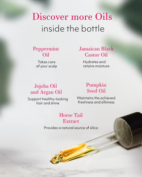 Leven Rose oil drop on skin showing lightweight texture and quick absorption