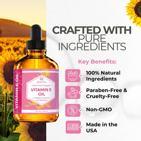 Leven Rose oil droplet on skin texture, demonstrating fast absorption and hydration