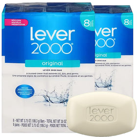 Lever 2000 front packaging showing eight bars for easy identification and value