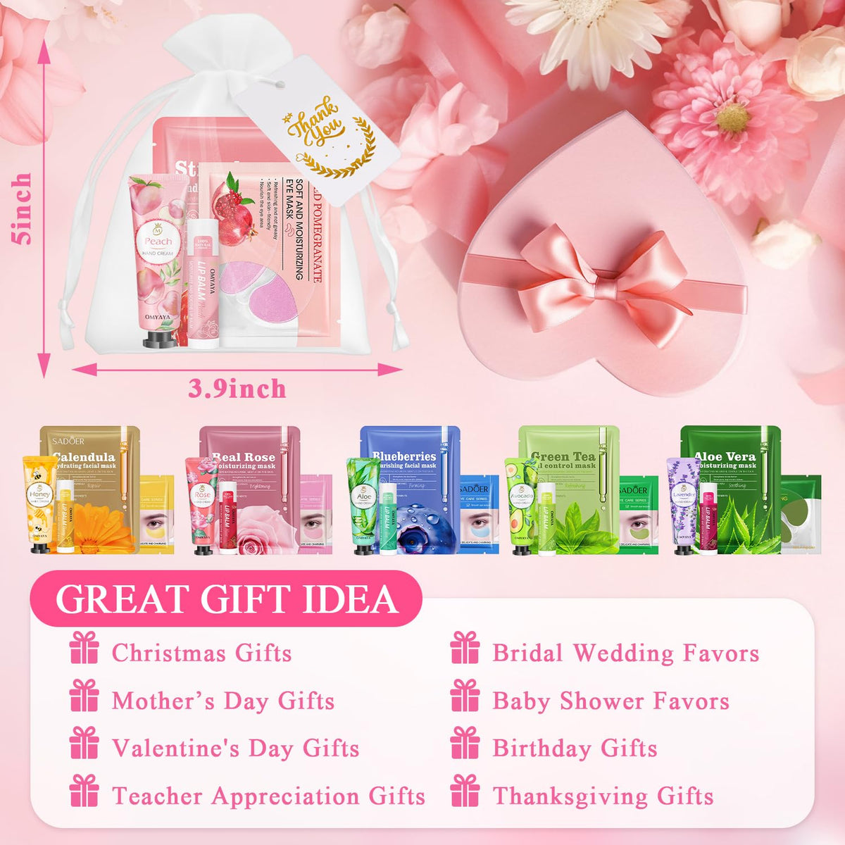 LFENYIGI organza bags filled with favors for easy, attractive presentation