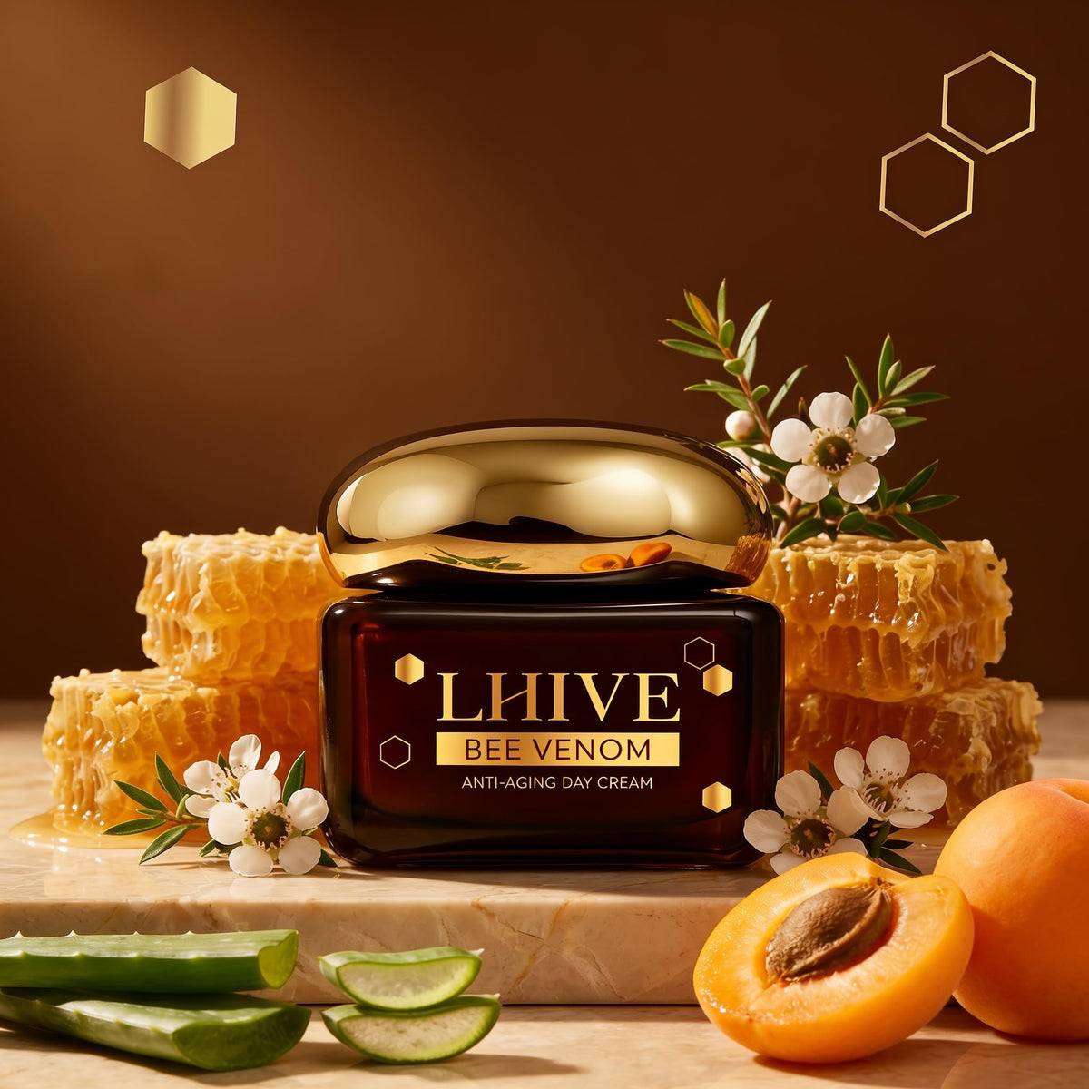 LHIVE open jar close-up of creamy texture illustrating fast absorption