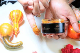 L&I Apothecary mask applied to hand demonstrating easy at-home use