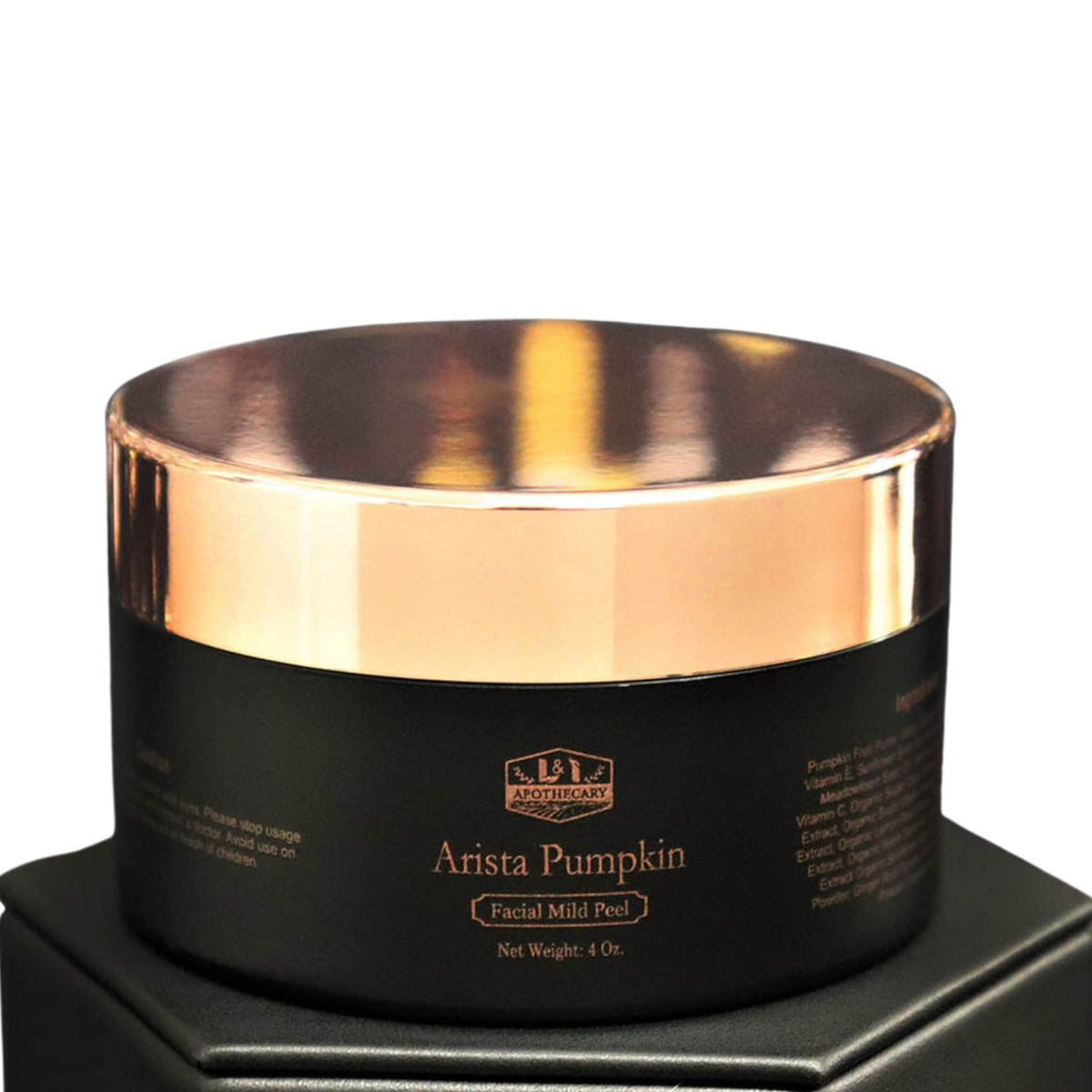 L&I Apothecary creamy pumpkin mask texture close-up for gentle exfoliation