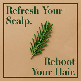 Lia Organics spray nozzle dispensing a fine mist for even scalp coverage benefit