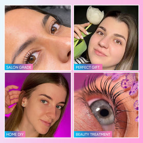 Libeauty application tools arranged highlighting everything included for DIY use